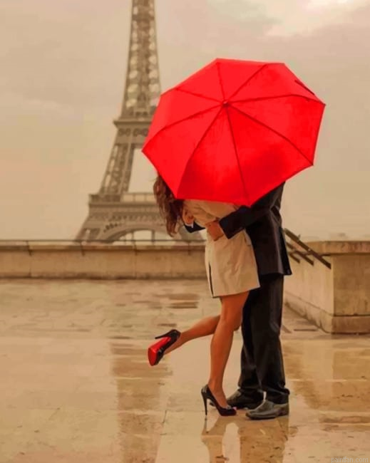 Couple In Paris New Paint By Numbers.png