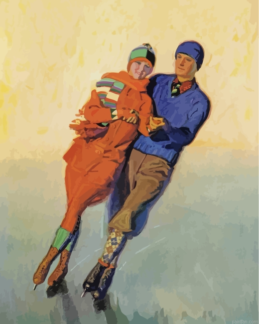 Couple Skating Paint By Number.png