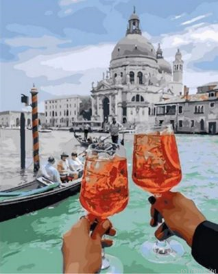 Couple In Venice Paint By Numbers.png