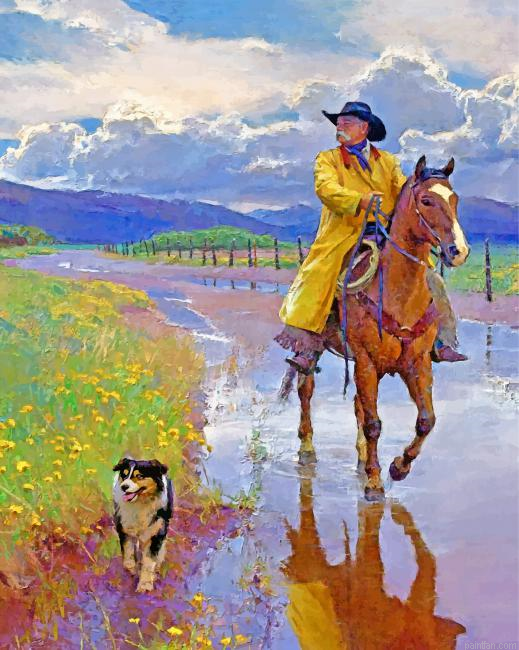 Cowboy And Pet Paint By Number.png
