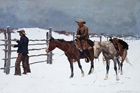 Cowboy In Snow Paint By Numbers.png