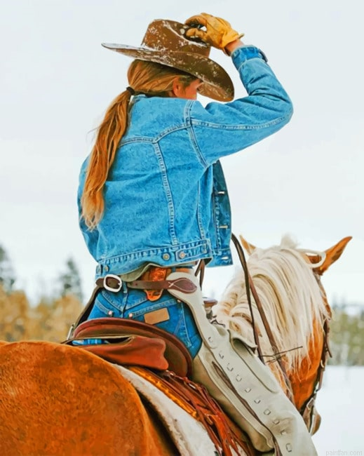 Cowgirl Women Paint By Numbers.png