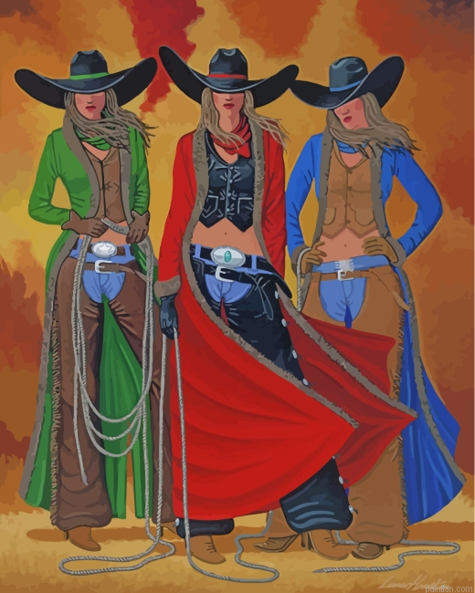 Cowgirls Paint By Number.png