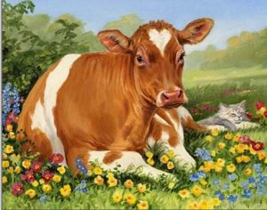 Cows And Cat Paint By Numbers.png