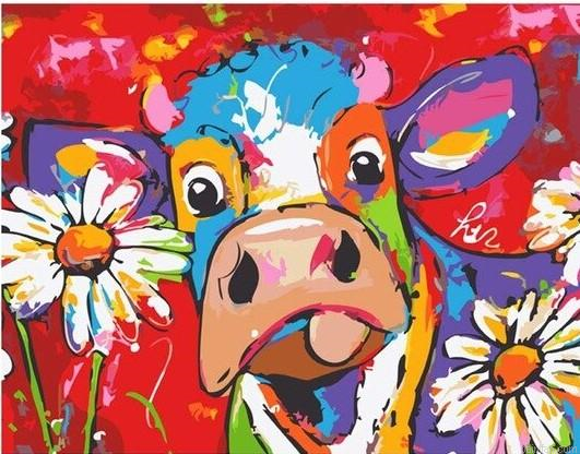 Cows And Flowers Paint By Numbers.png