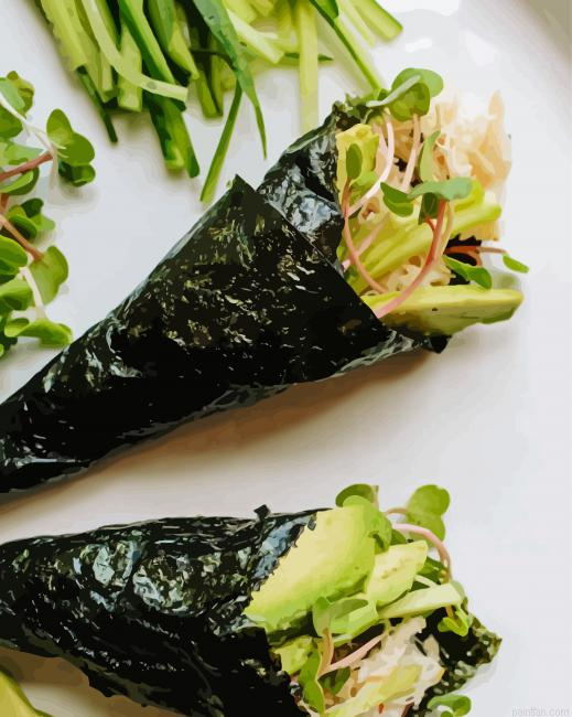 Crab And Avocado Temakizushi Paint By Numbers.png