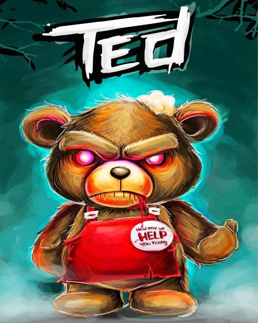 Creepy Teddy Bear Paint By Number.png