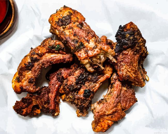 Crispy Fried Ribs Paint By Numbers.png