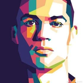 Cristiano Ronaldo On Pop Art Paint By Numbers.png