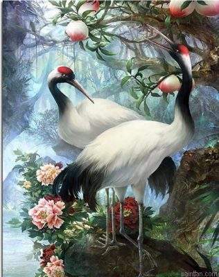 Crowned Cranes Paint By Numbers.png