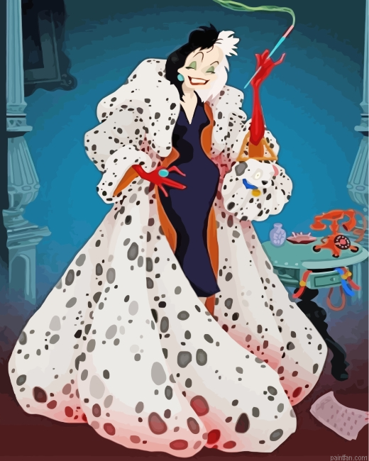 Cruella De Vil Paint By Number.png