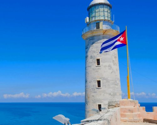 Cuba Beach Lighthouse Paint By Number.png