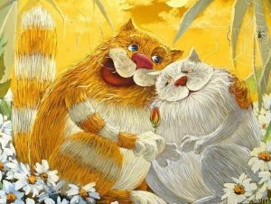 Cuddling Cats Paint By Numbers.png