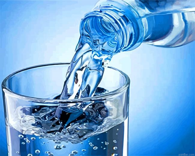 Cup And Bottle Of Water Paint By Number.png