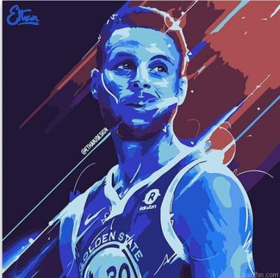 Curry Player Paint By Numbers.png