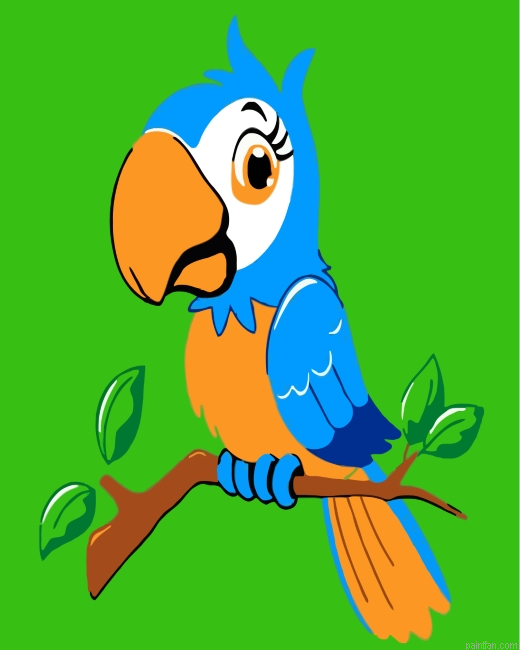 Cute Bird Paint By Number.png