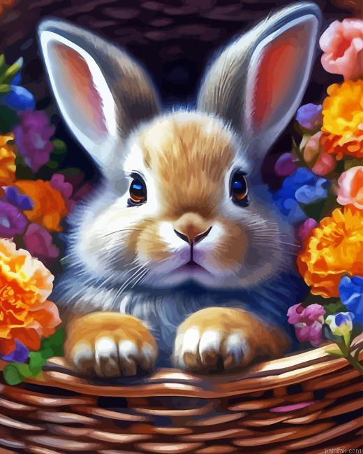 Cute Bunny Donald Zolan Paint By Numbers.png