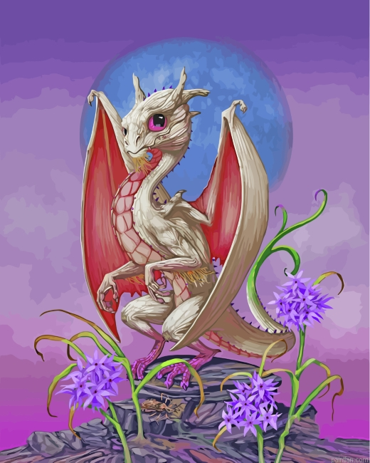 Cute Dragon Paint By Number.png
