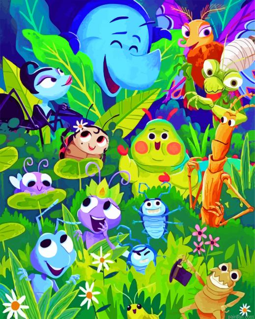 Cute Insects Paint By Number.png