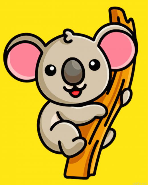 Cute Koala Paint By Number.png