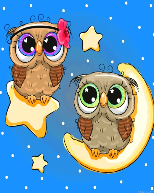Cute Owls Paint By Number.png