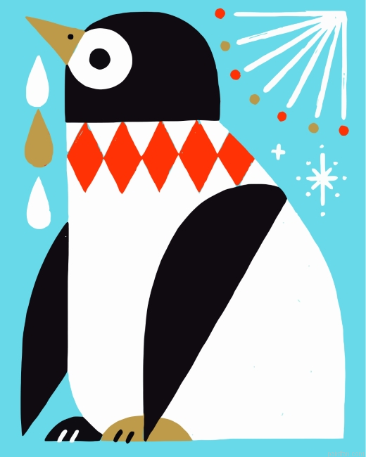 Cute Penguin Paint By Number.png