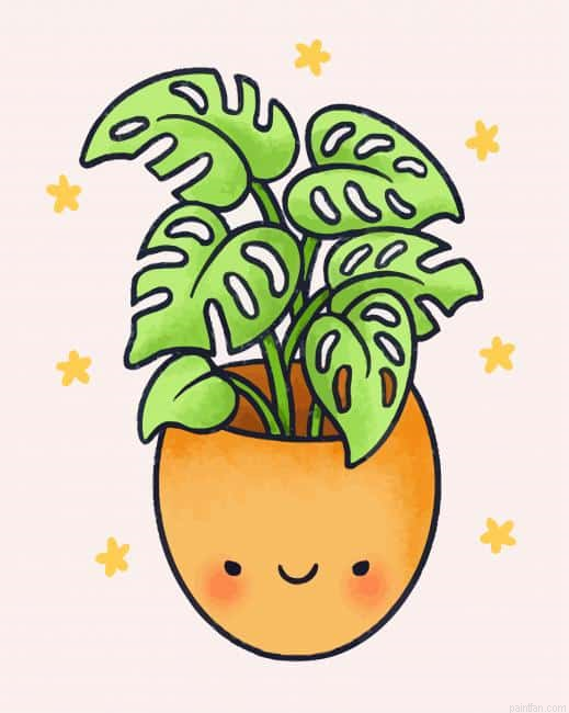 Cute Plant Paint By Numbers.png