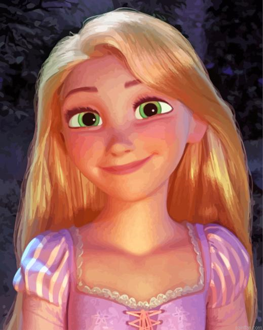 Cute Rapunzel Paint By Number.png