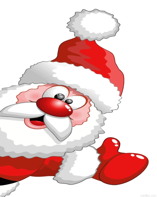 Cute Santa Claus Paint By Number.png