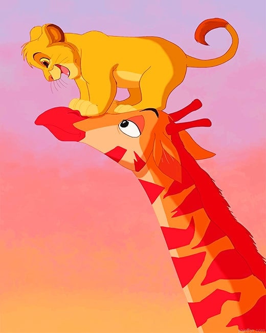 Cute Simba New Paint By Numbers.png
