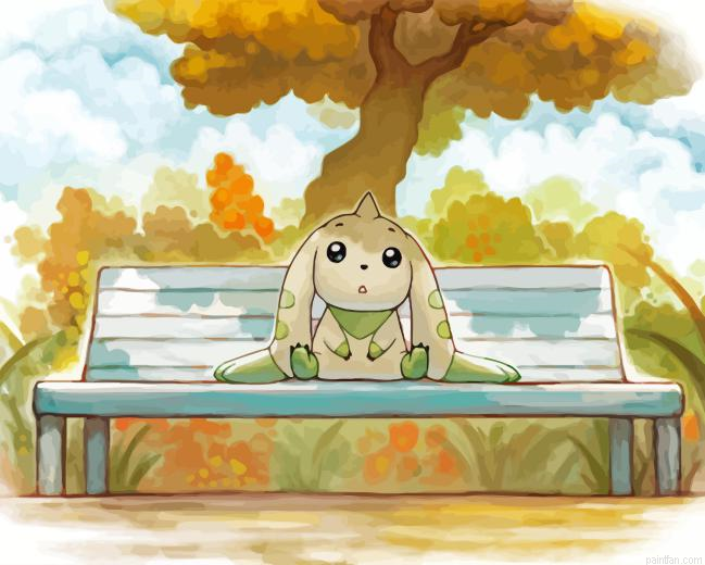 Cute Terriermon Paint By Numbers.png