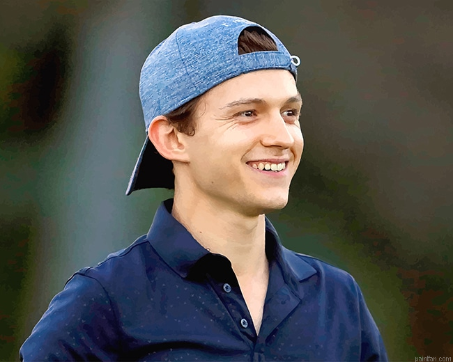 Cute Tom Holland New Paint By Numbers.png