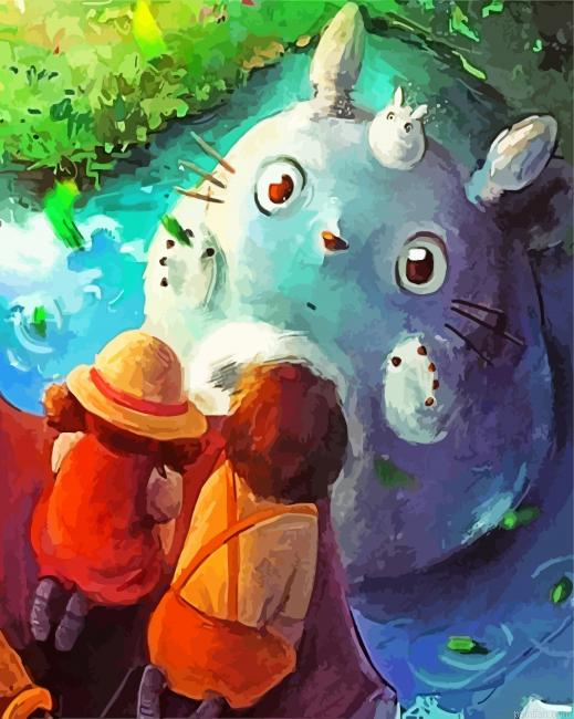 Cute Totoro Paint By Number.png