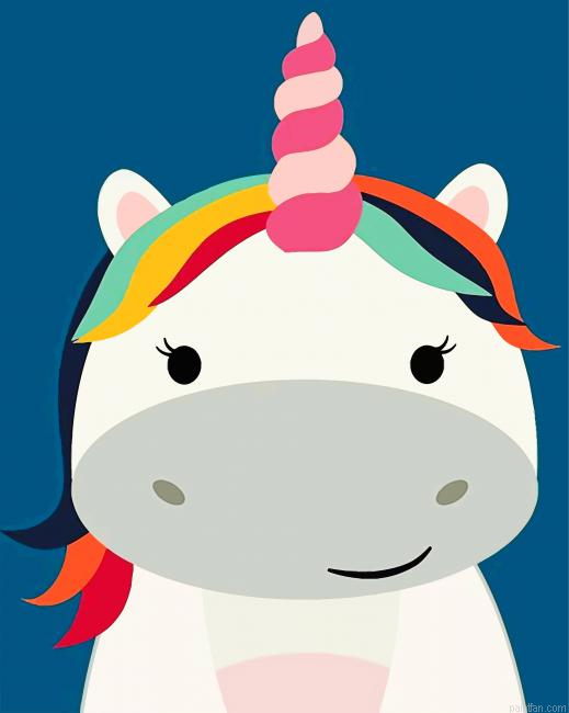 Cute Unicorn Paint By Number.png