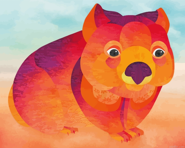 Cute Wombat Paint By Number.png