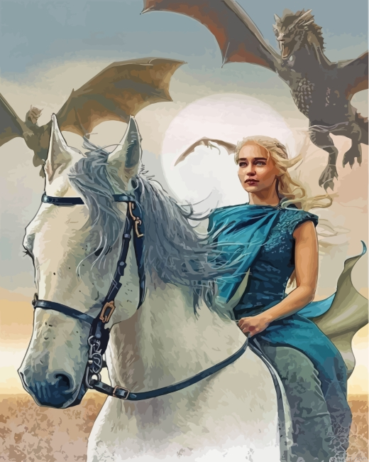 Daenerys Targaryen Art Paint By Numbers.png