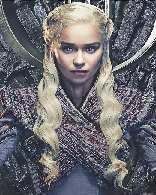 Daenerys Targaryen Game Of Thrones New Paint By Numbers.png
