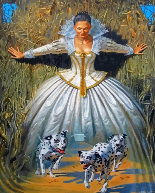 Dalmatien Queen Paint By Number.png