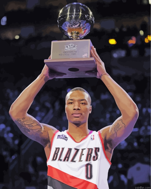 Damian Lillard From Blazers Paint By Number.png