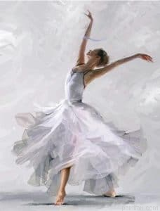 Dancer In White Paint By Numbers.png