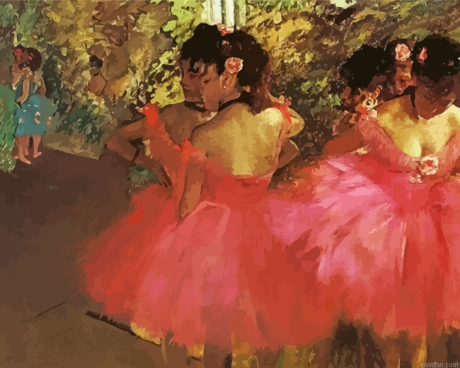 Dancers In Pink Paint By Number.png