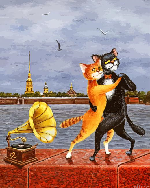 Dancing Cats Paint By Number.png