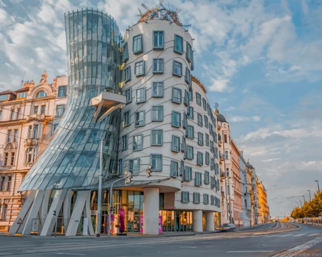 Dancing House Prague New Paint By Numbers.png