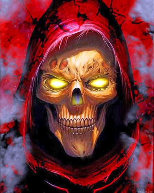 Dangerous Skull Paint By Numbers.png