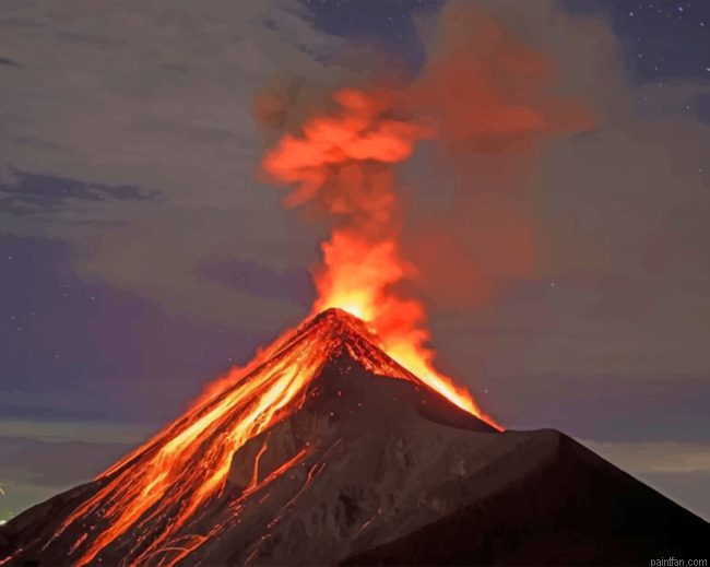 Dangerous Volcano Paint By Number.png