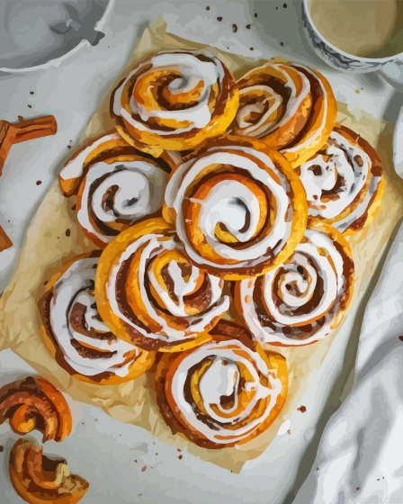 Danish Cinnamon Buns Paint By Numbers.png