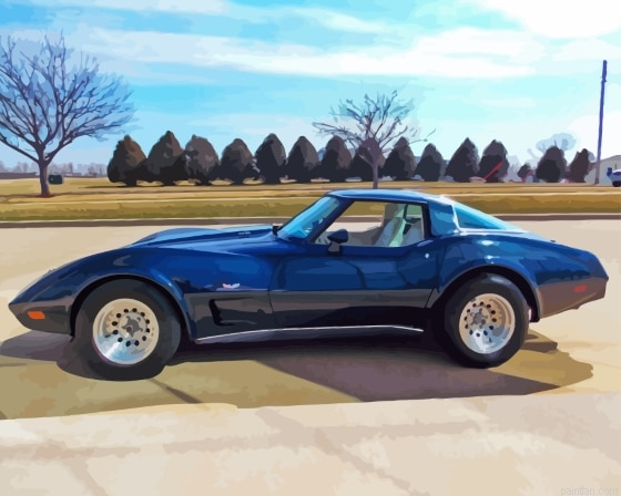 Dark Blue Corvette Paint By Numbers.png