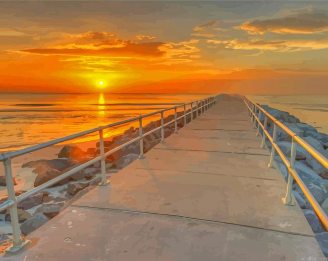 Daytona Beach Sunset Paint By Numbers.png