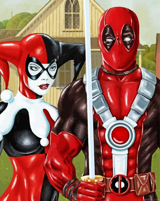 Deadpool And Harley Quinn Paint By Numbers.png