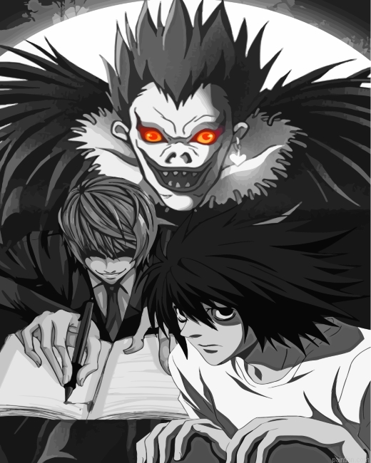 Death Note Anime Paint By Number.png